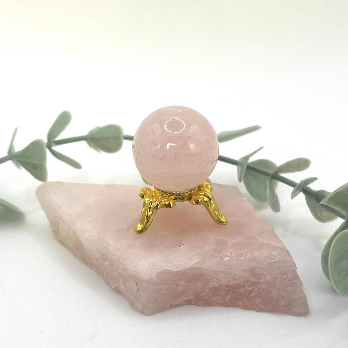 Curated Rose Quart Mini Sphere Set
