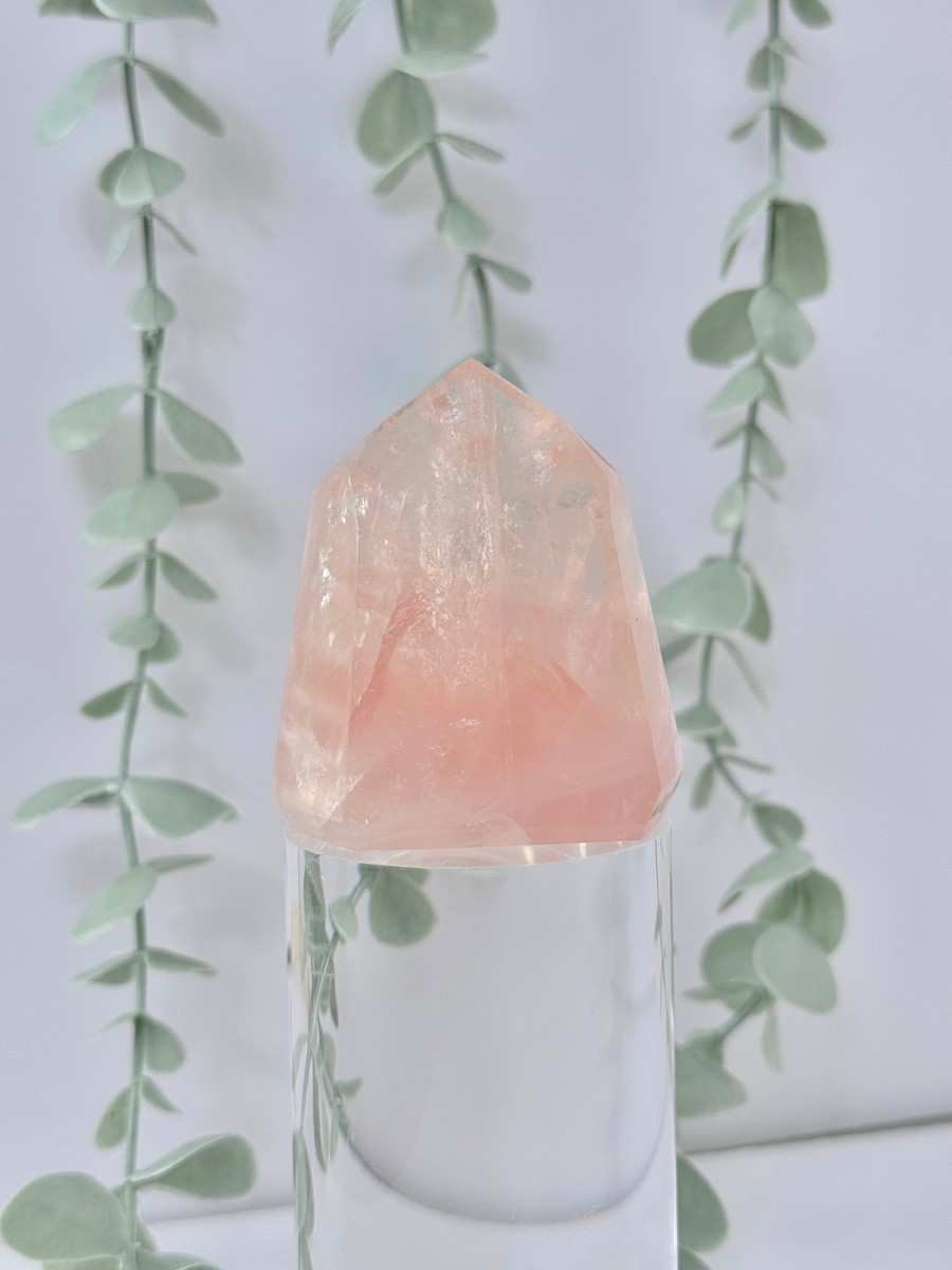 Brazilian Rose Quartz Tower