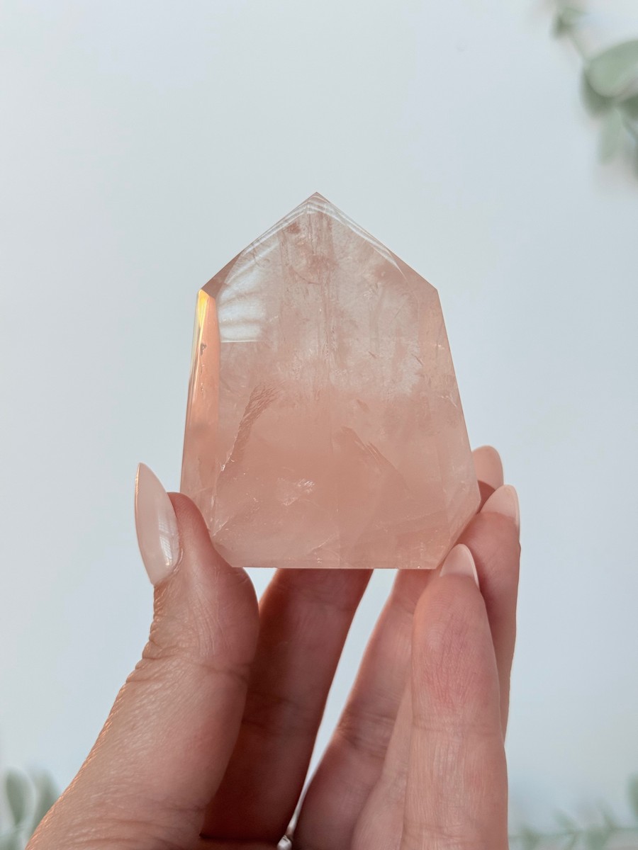 Brazilian Rose Quartz Tower