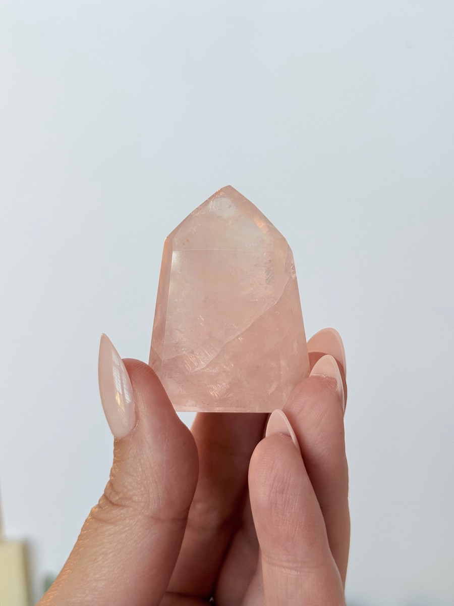 Brazilian Rose Quartz Tower