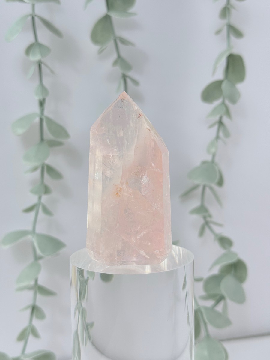 Brazilian Rose Quartz Tower