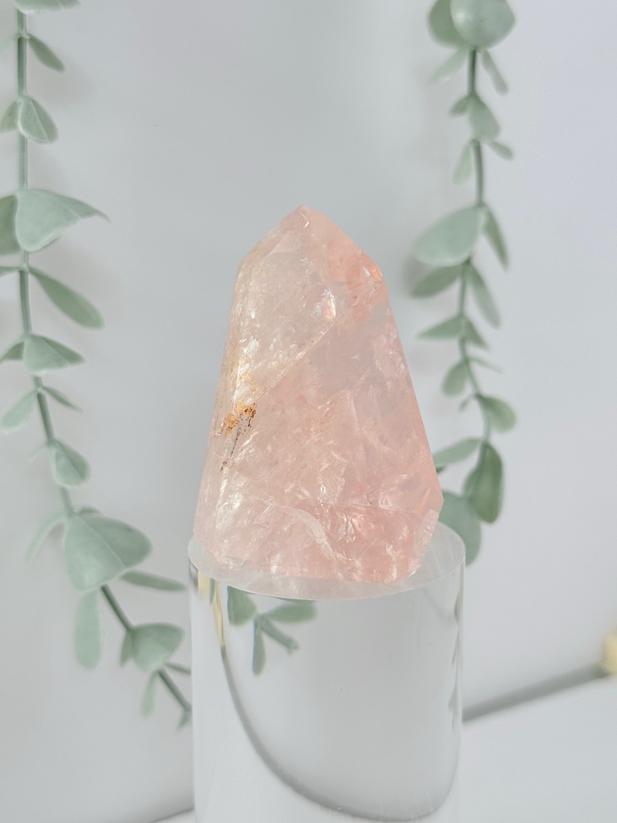 Brazilian Rose Quartz Tower