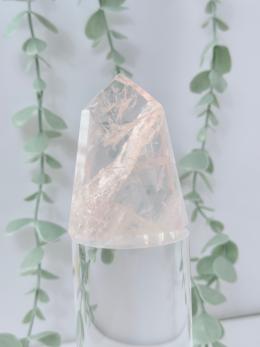 Brazilian Rose Quartz Tower