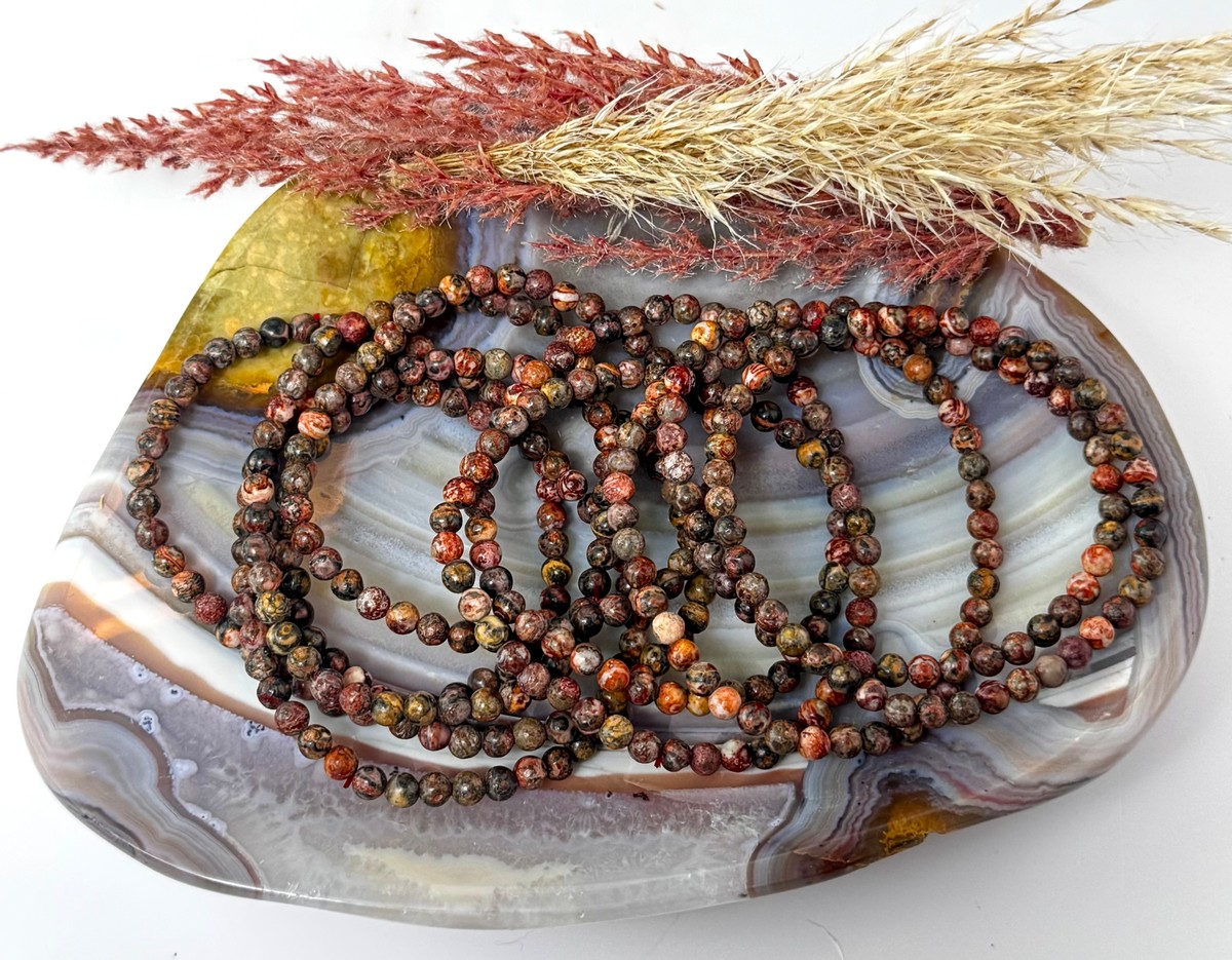 4mm Leopard Jasper Bracelet