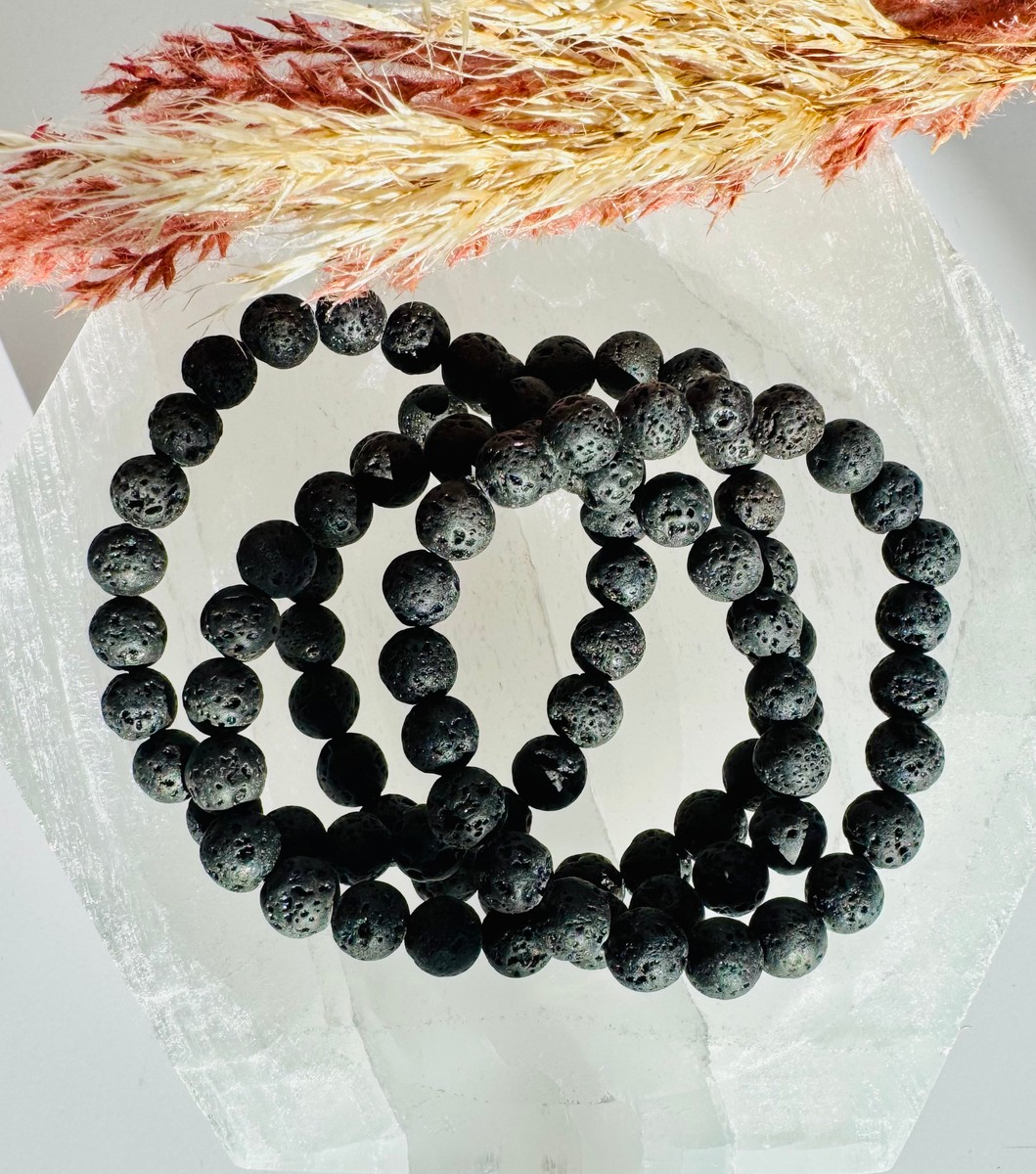 8mm Lava Stone Bracelet
