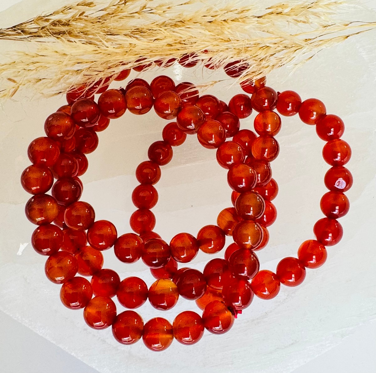 8mm Red Onyx Bracelet