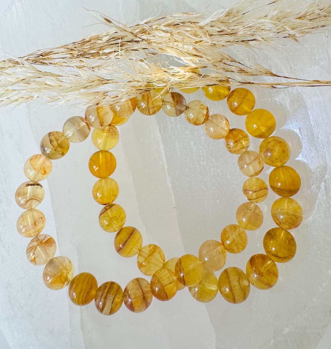 8mm Citrine Bracelet