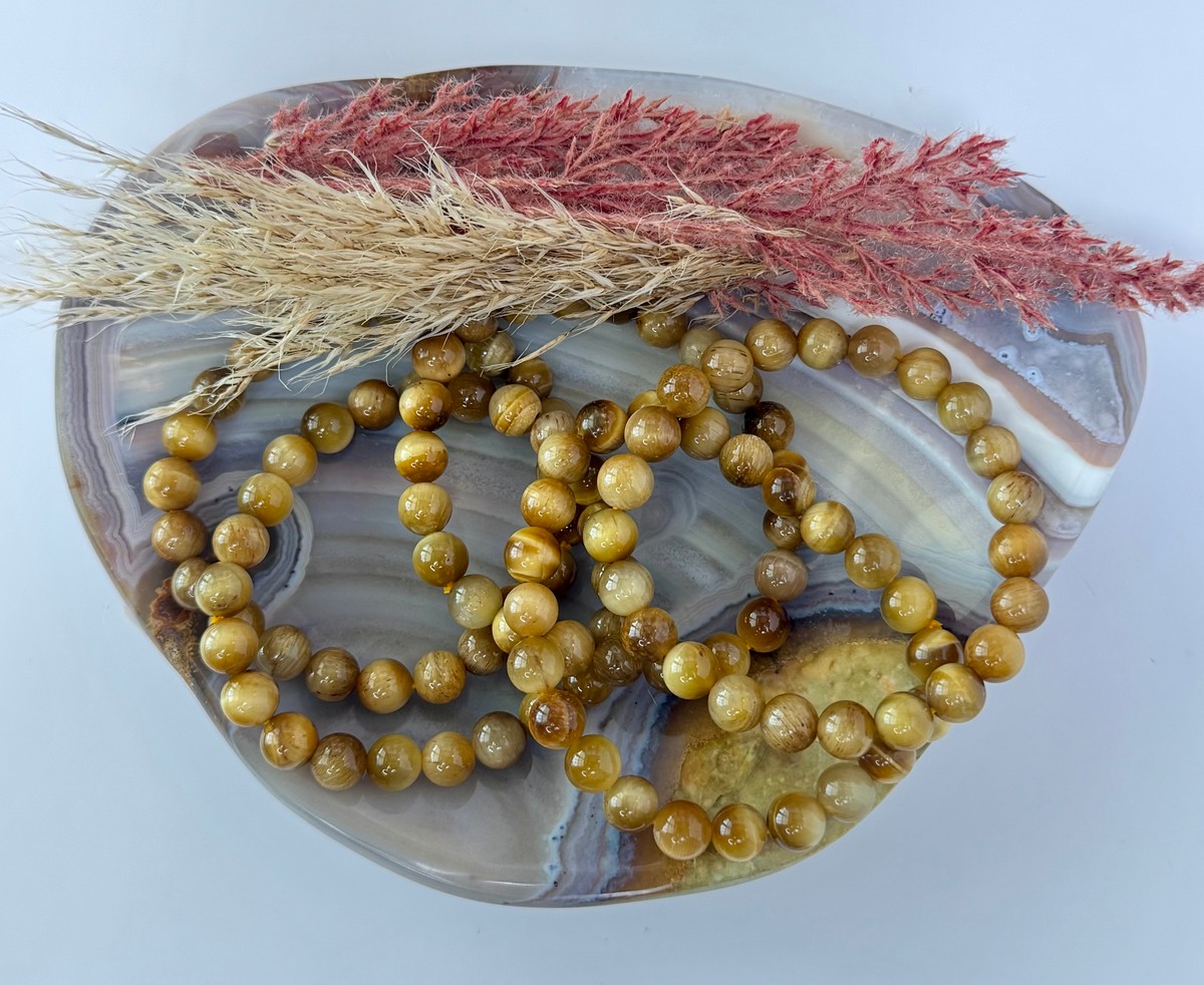 8mm Golden Tiger's Eye Bracelet