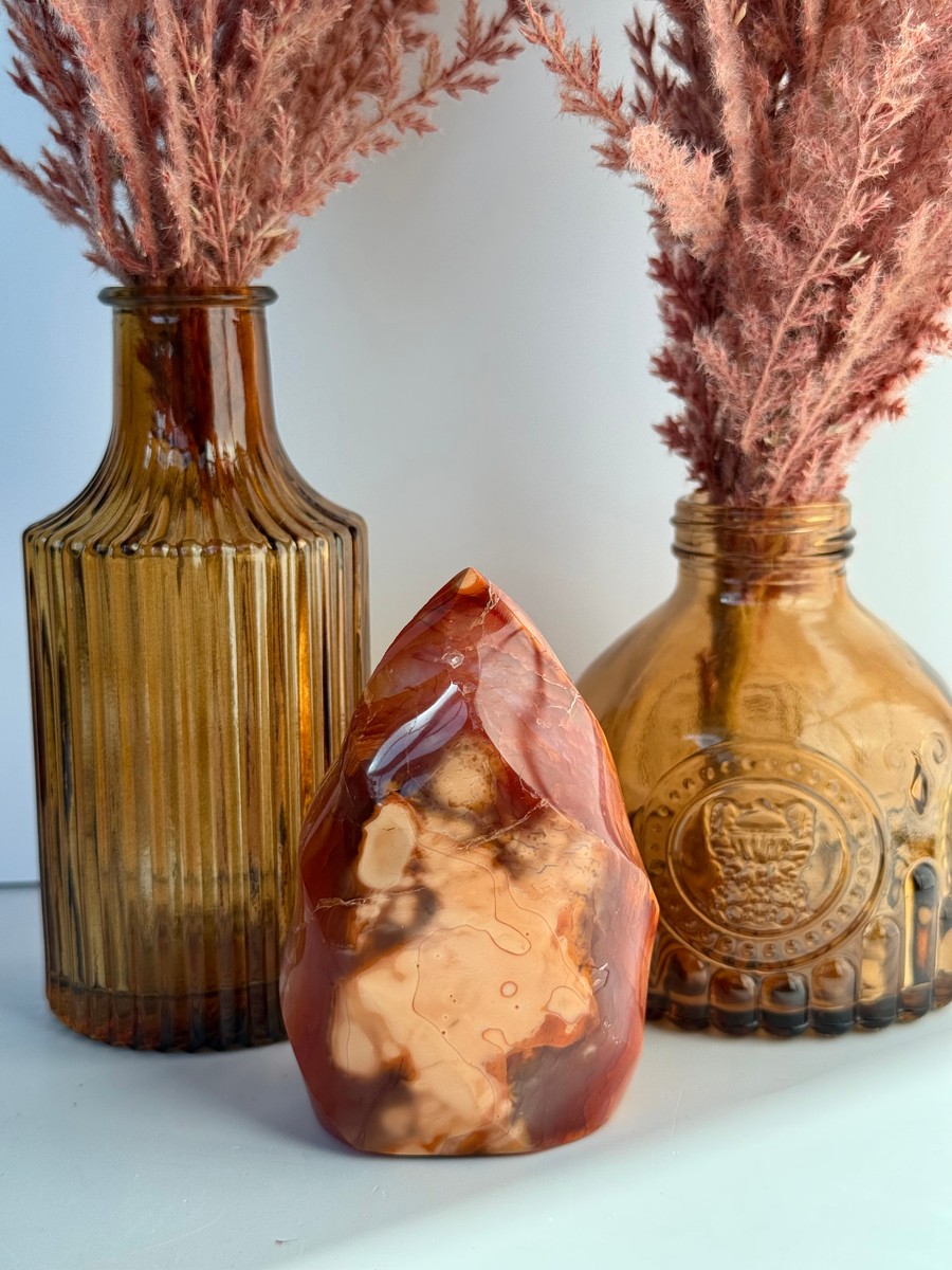 Carnelian Agate Flame