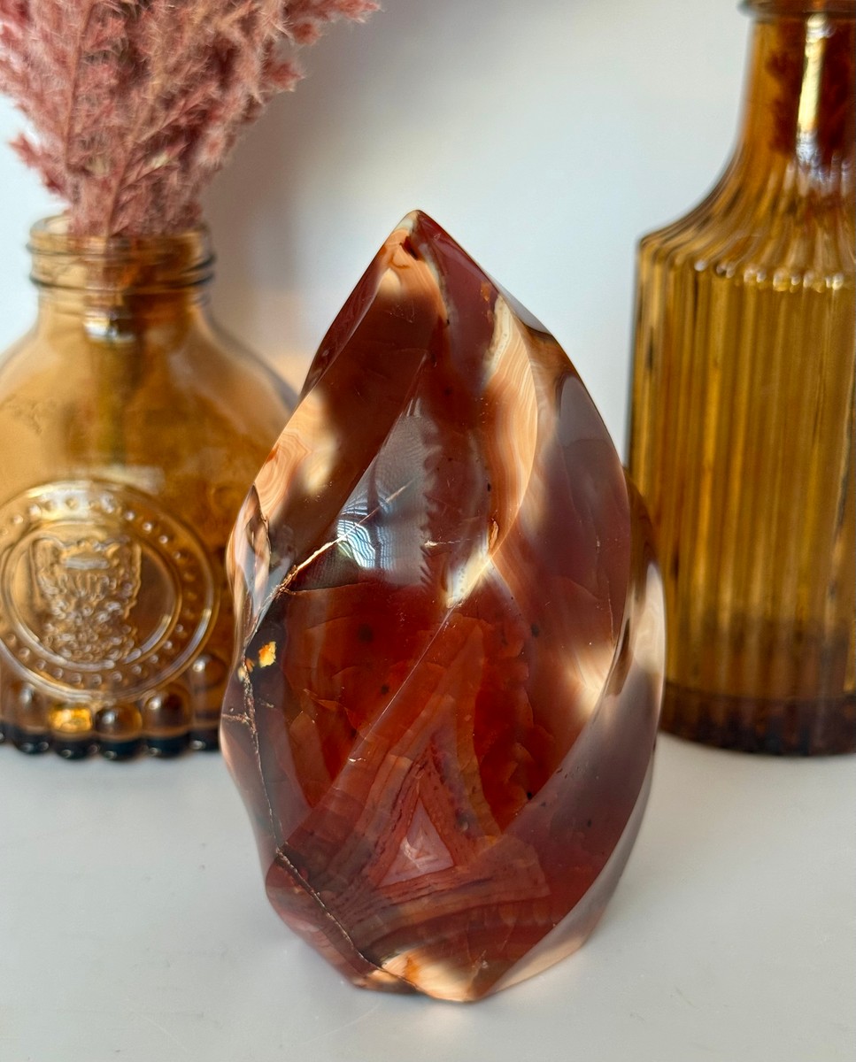 Carnelian Agate Flame