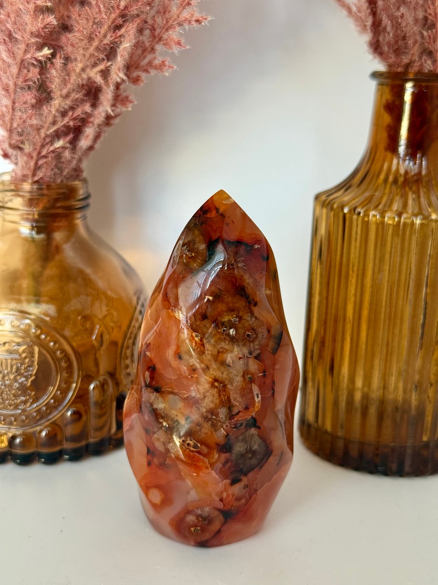 Carnelian Agate Flame