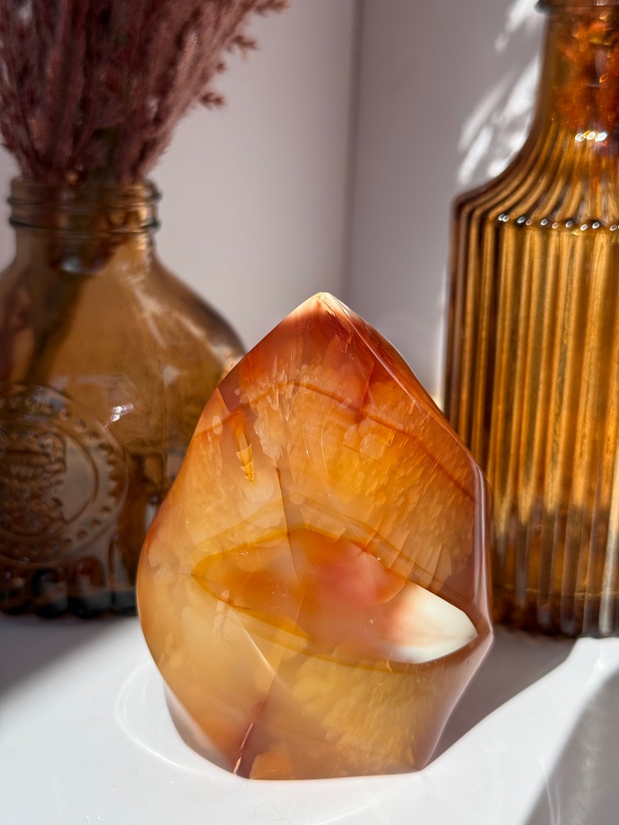 Carnelian Agate Flame