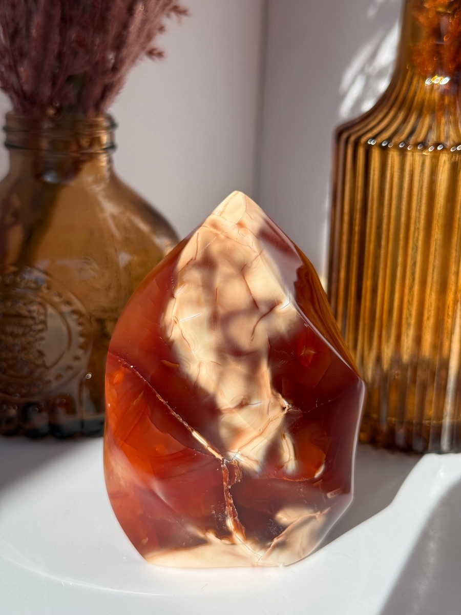 Carnelian Agate Flame
