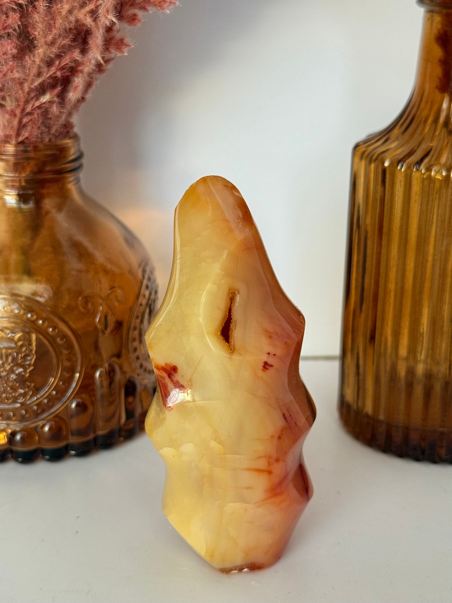 Carnelian Agate Flame