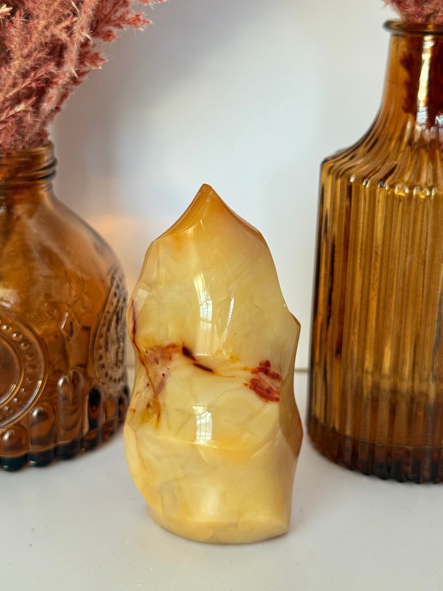 Carnelian Agate Flame