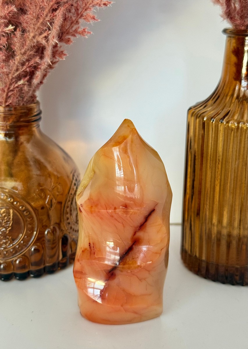Carnelian Agate Flame