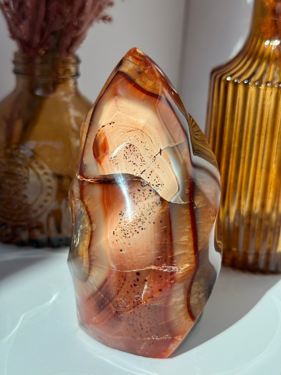 Carnelian Agate Flame
