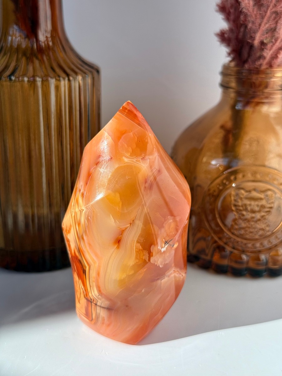 Carnelian Agate Flame