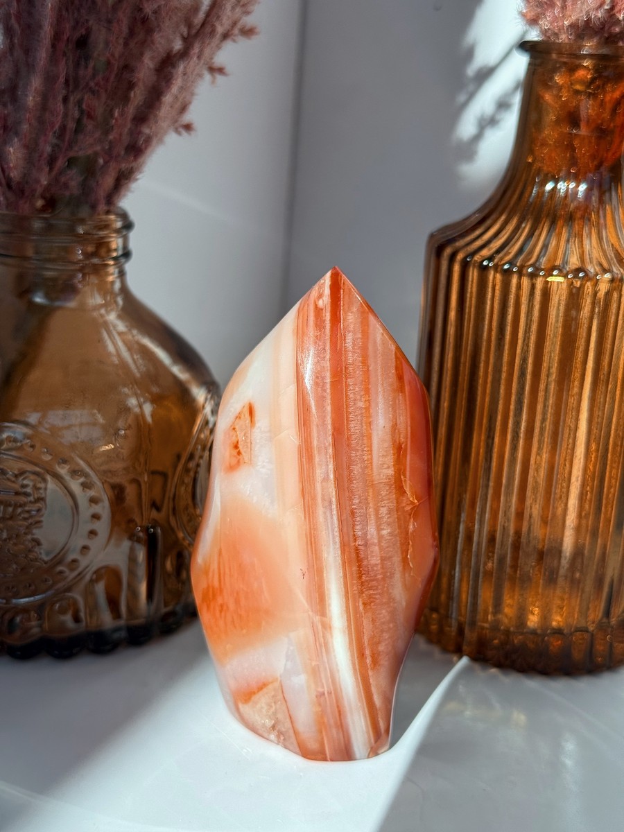 Carnelian Agate Flame