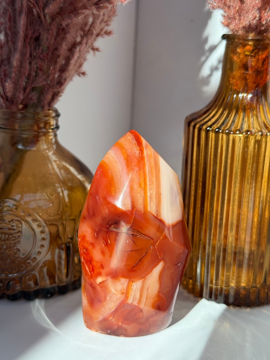 Carnelian Agate Flame