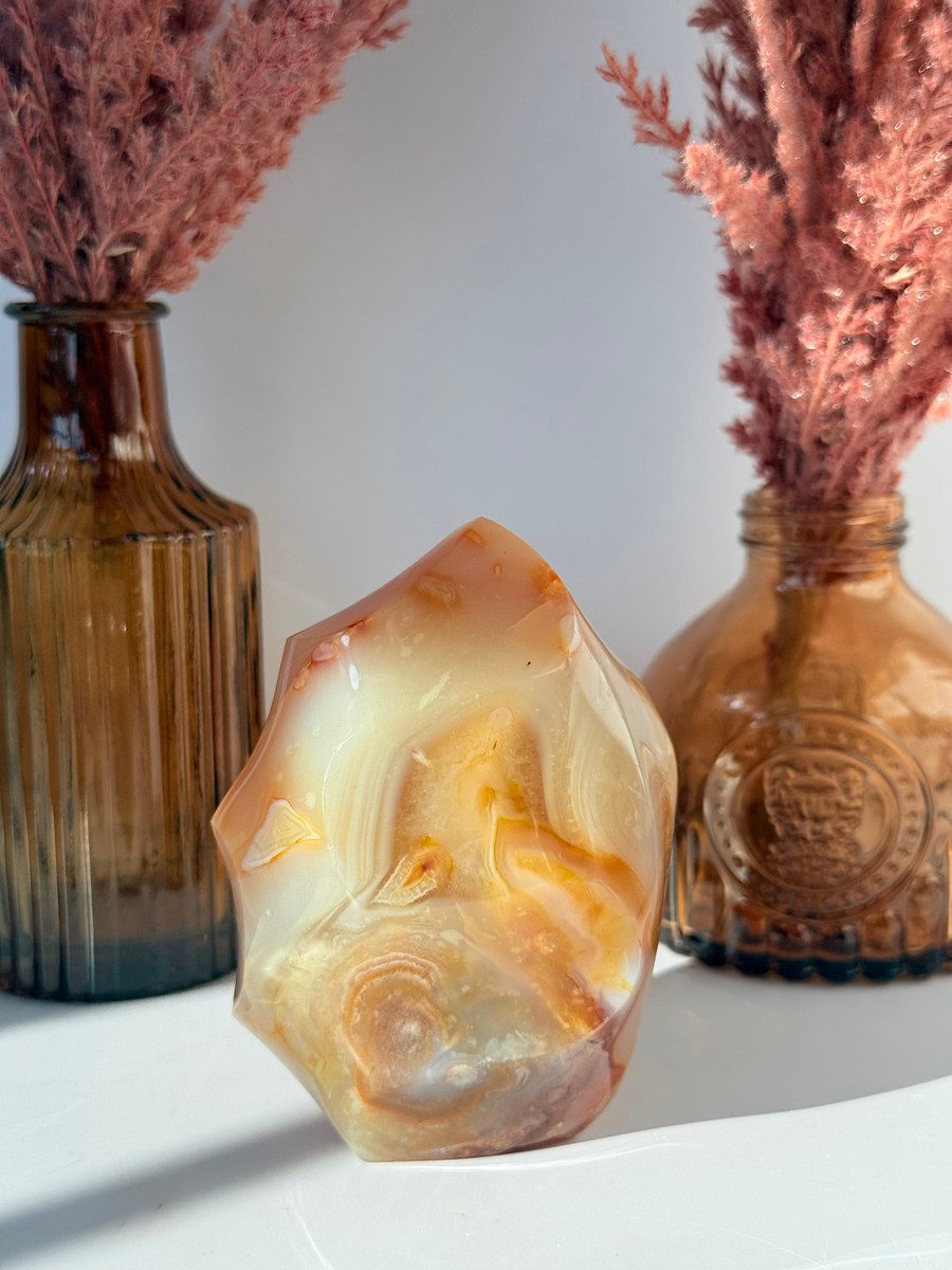 Carnelian Agate Flame