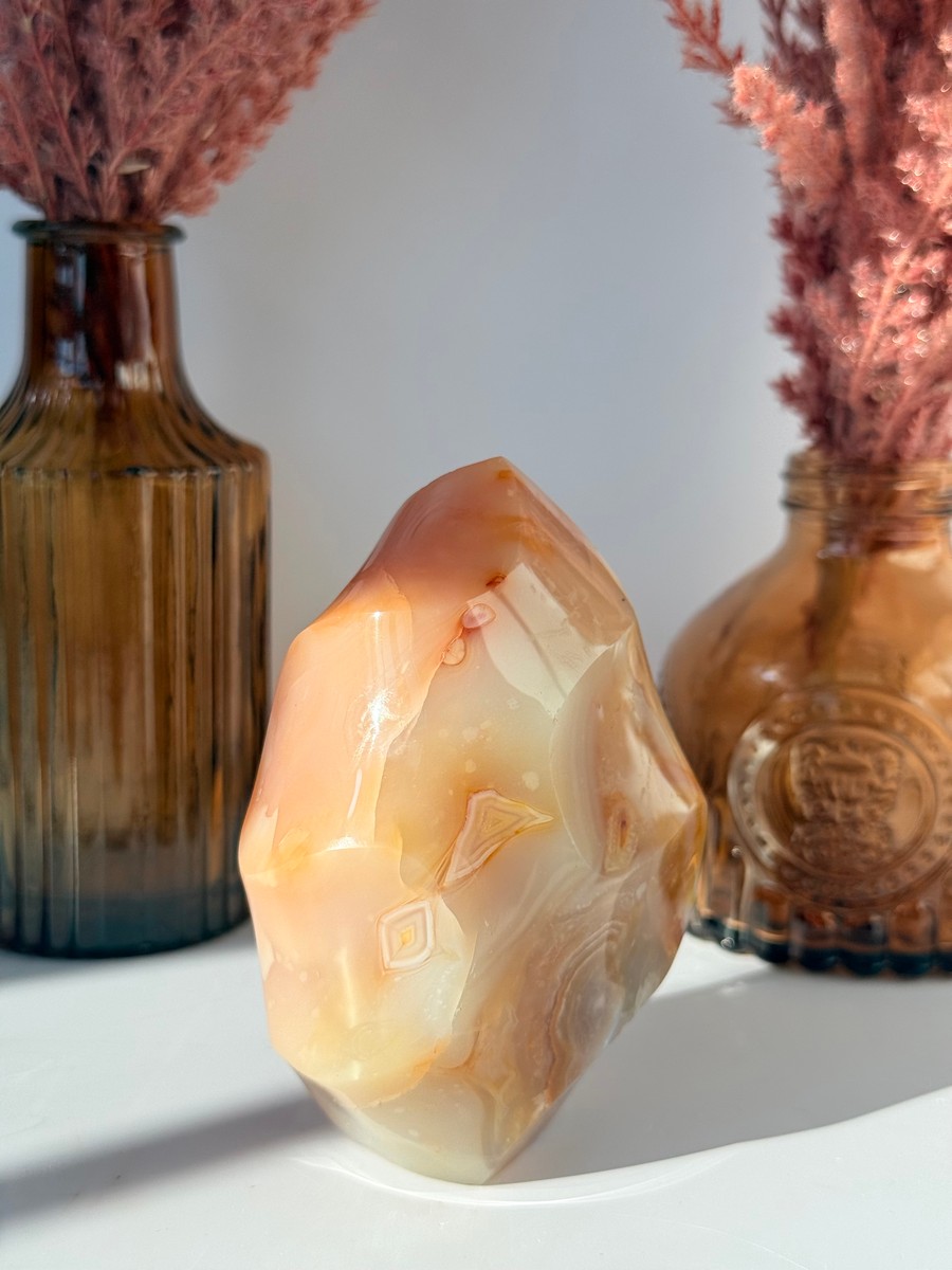 Carnelian Agate Flame