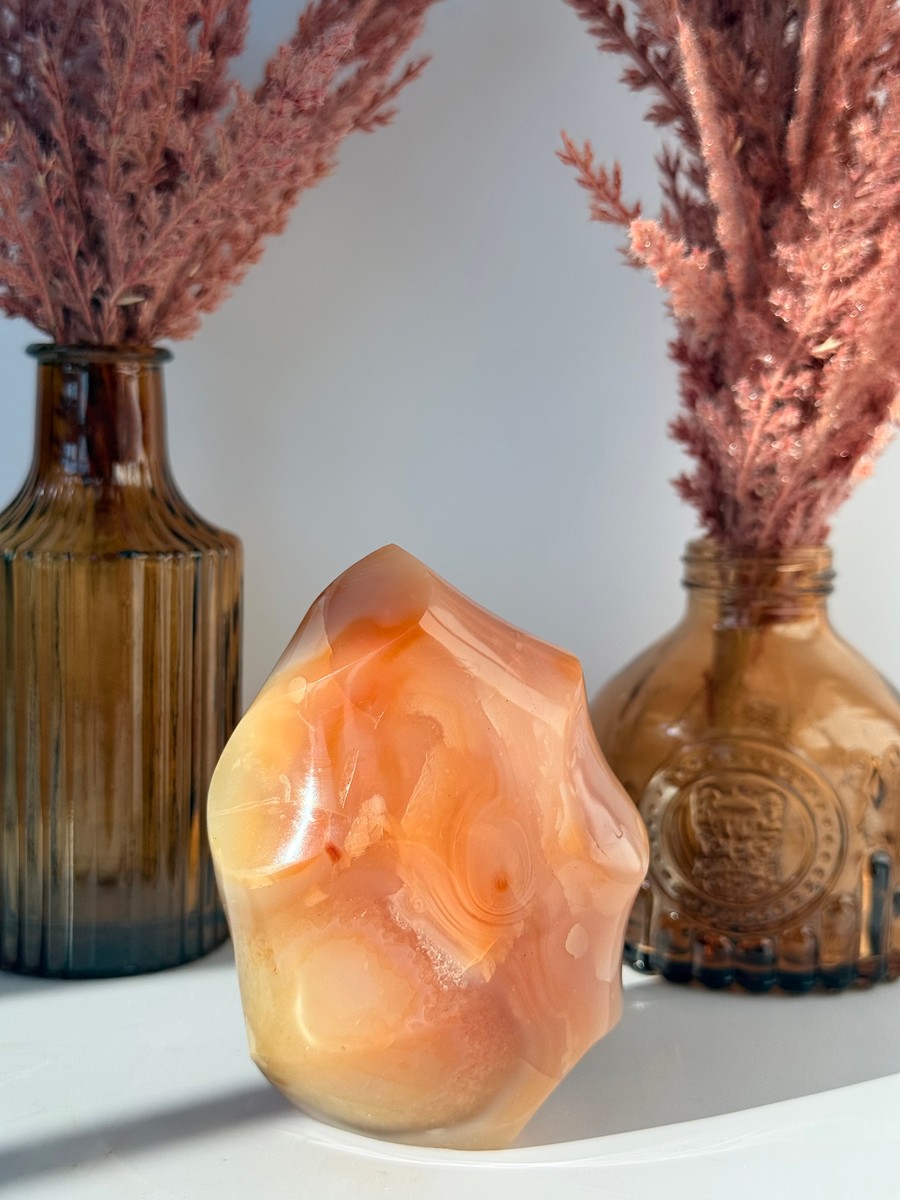 Carnelian Agate Flame