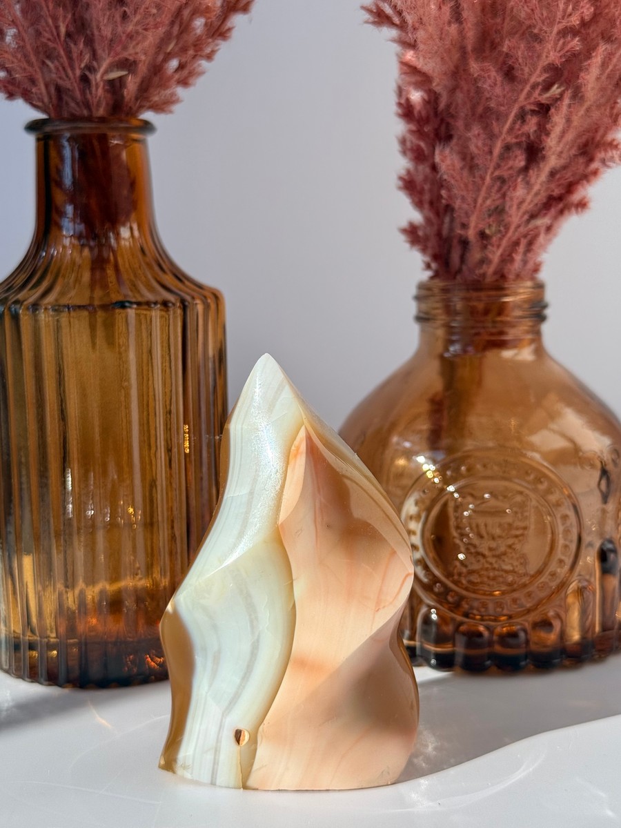 Small Carnelian Agate Flame