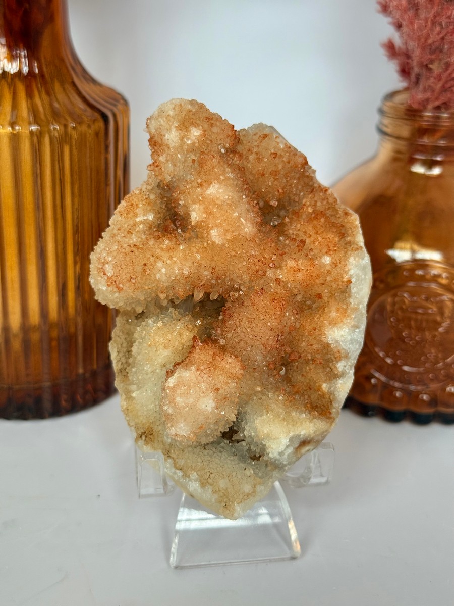 Hematite Included Quartz Stalactites