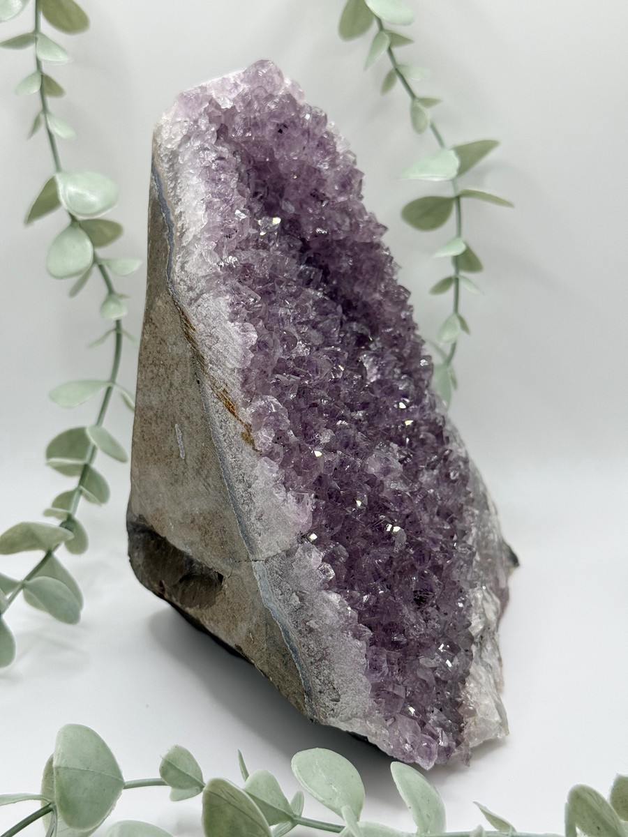 Amethyst Cluster On Cut Base - Large