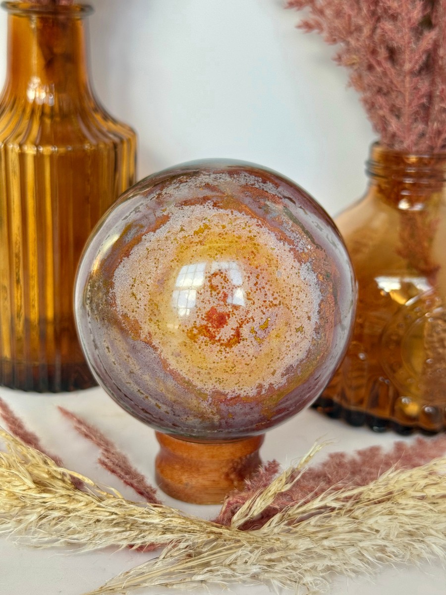 Sea Jasper Sphere