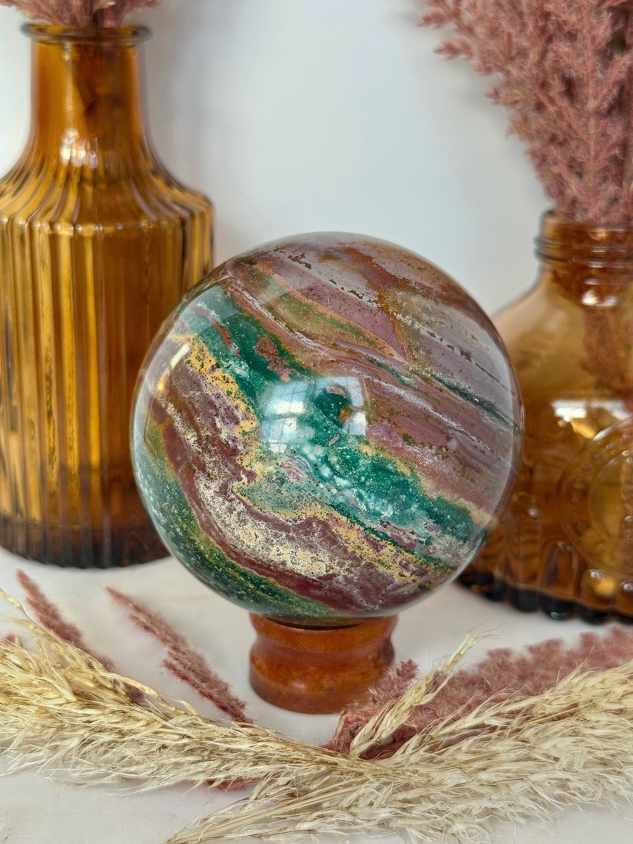 Sea Jasper Sphere