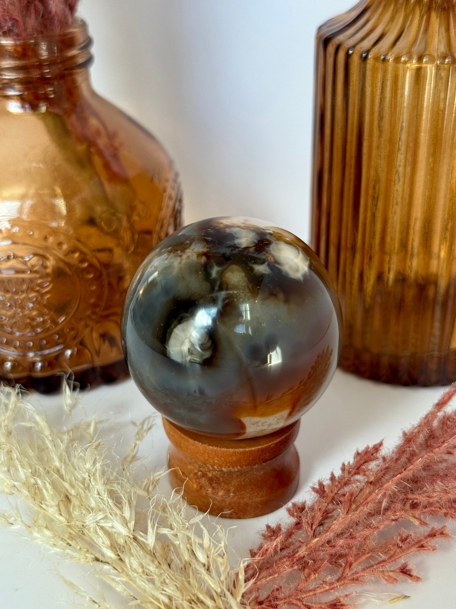 Carnelian Agate Sphere