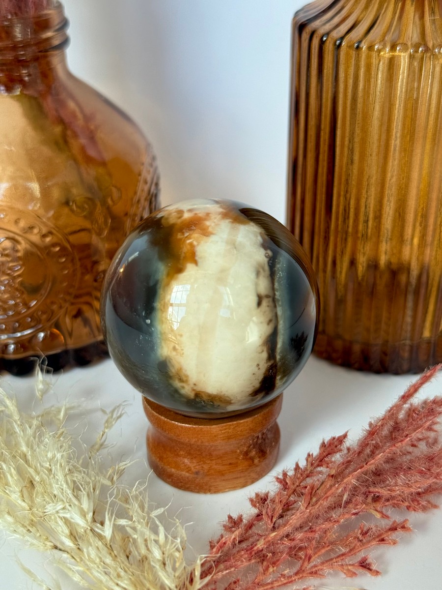 Carnelian Agate Sphere