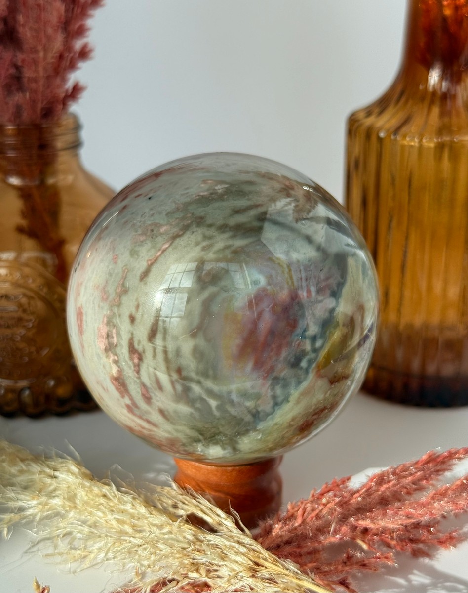 Sea Jasper Sphere