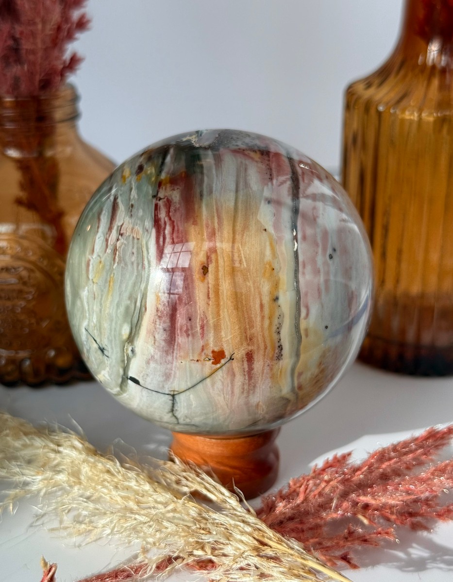Sea Jasper Sphere