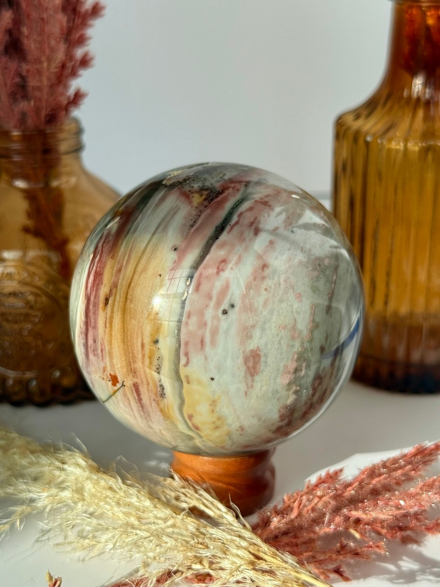 Sea Jasper Sphere