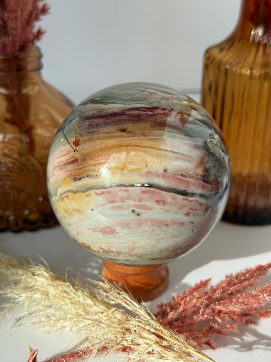 Sea Jasper Sphere