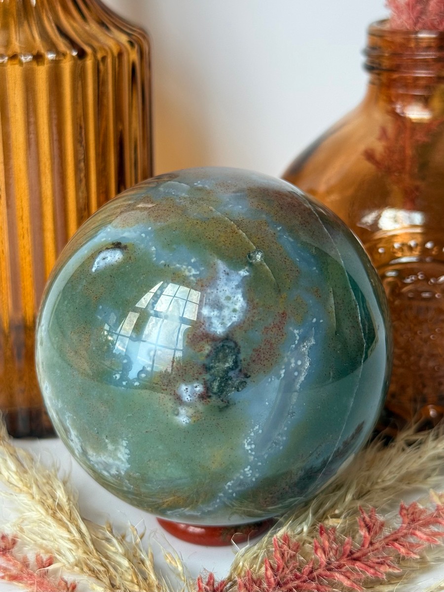 Sea Jasper Sphere