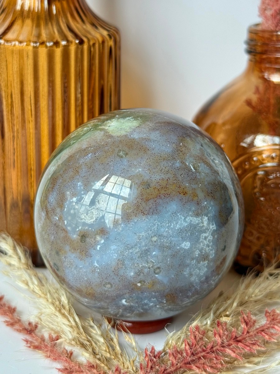 Sea Jasper Sphere