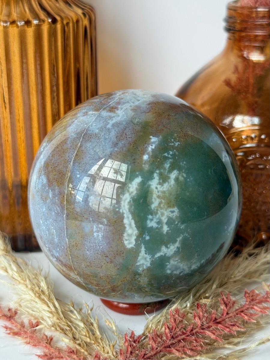 Sea Jasper Sphere