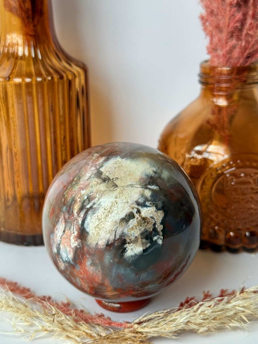 Sea Jasper Sphere