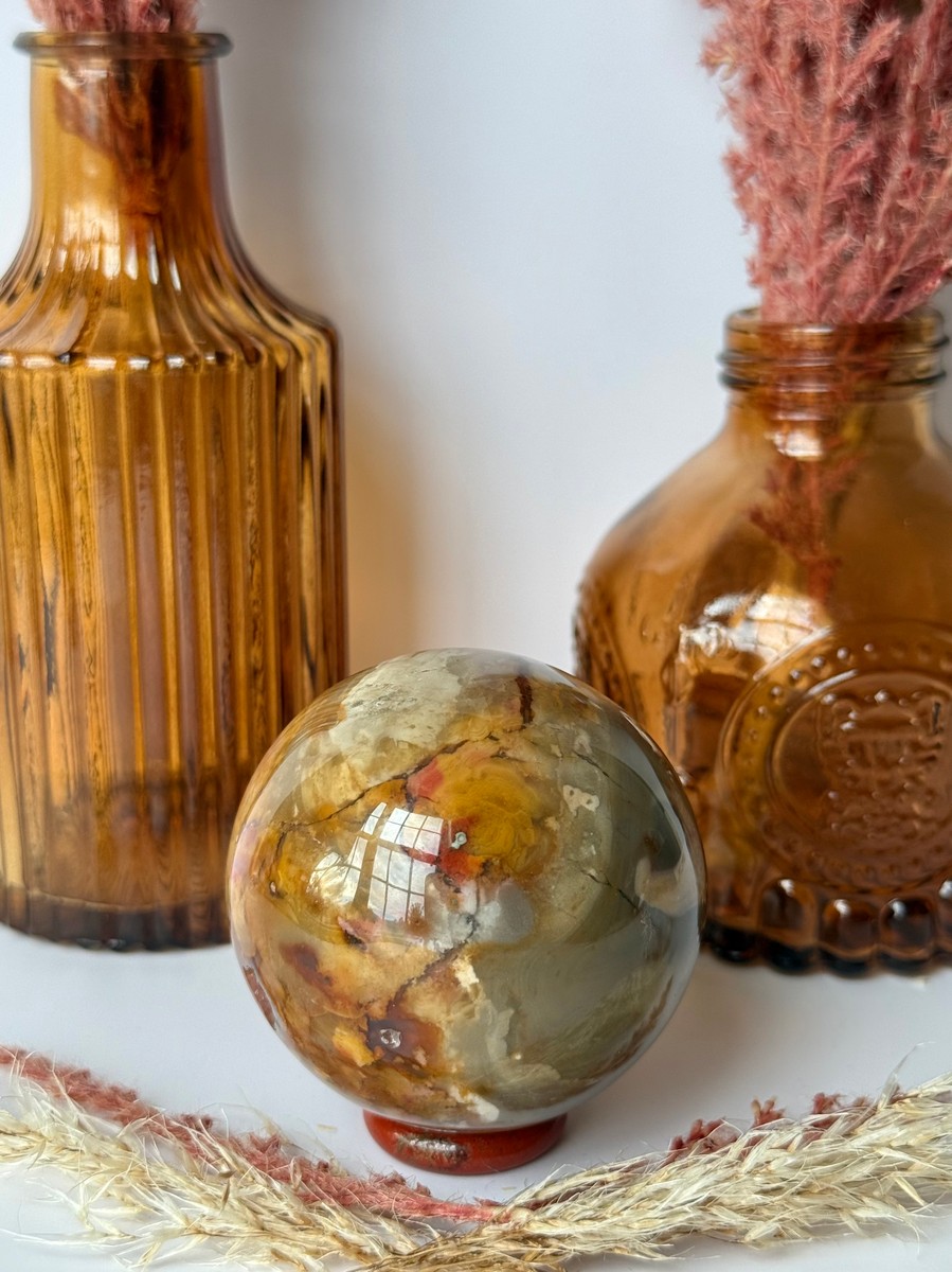 Sea Jasper Sphere