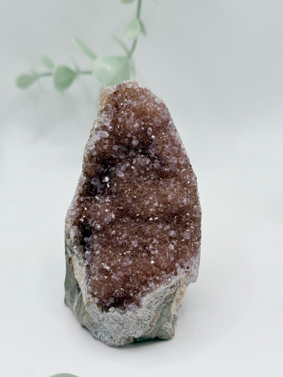 Pink Amethyst Druzy On Cut Base - Small    Amanda