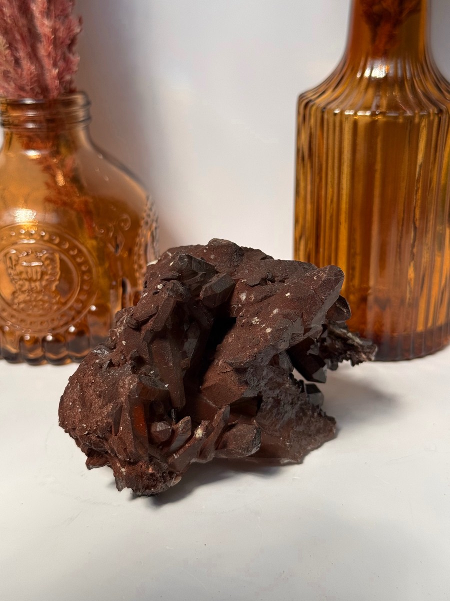 Fire (Hematoid) Quartz Cluster