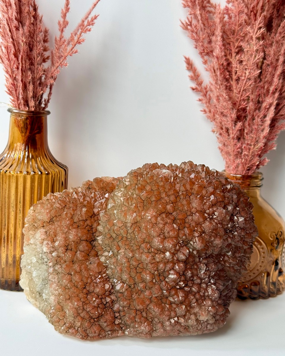 Red Missouri Druzy Quartz
