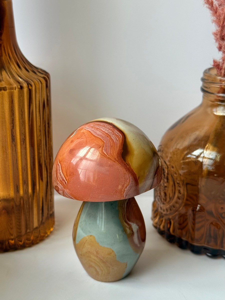 Polychrome Jasper Mushroom