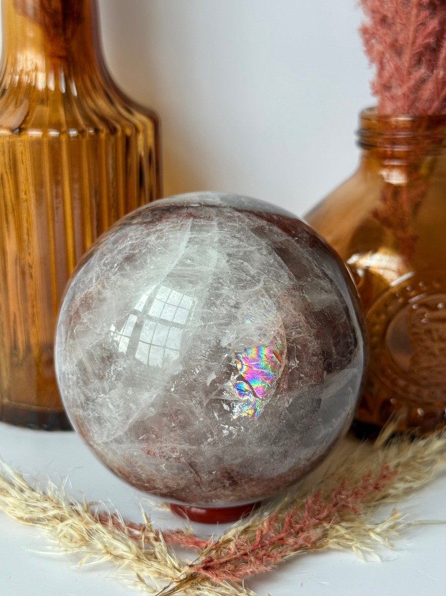 Fire Quartz Sphere