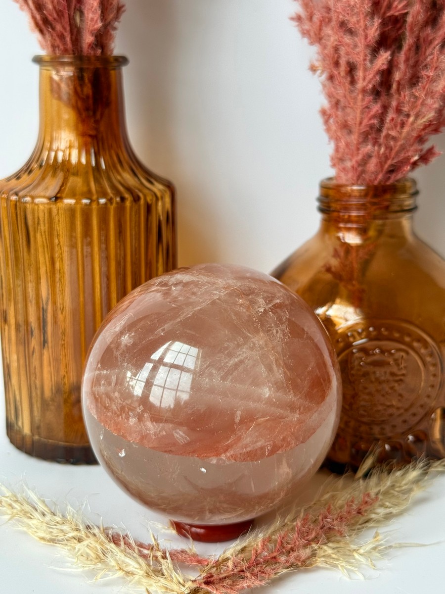 Fire Quartz Sphere
