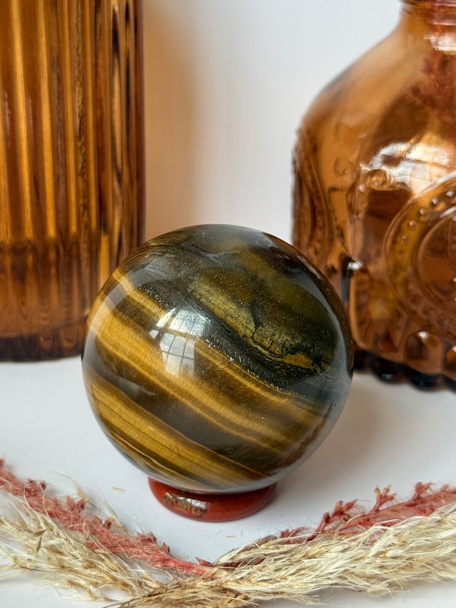 Natural Golden Tiger's Eye Sphere